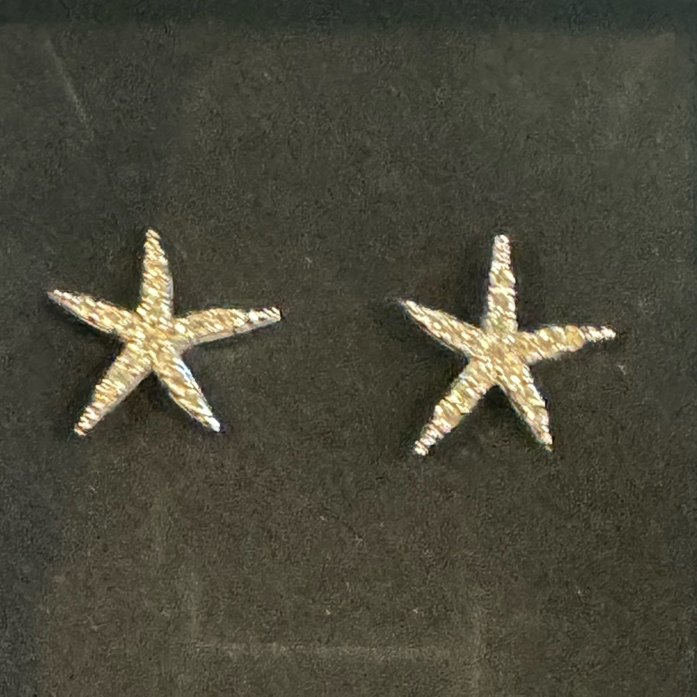 Cute star fish earrings